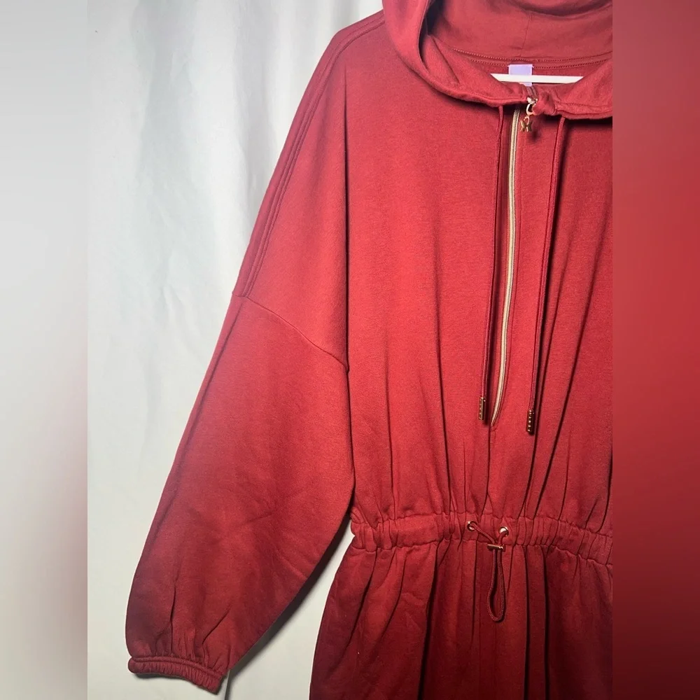 SAVAGE X FENTY ESSENTIAL OVERSIZED CINCHED HOODED JUMPSUIT | XS - Picture 6 of 11